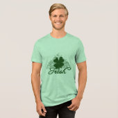 Irish St. Patricks Day Tri-Blend Shirt (Vorderseite voll)