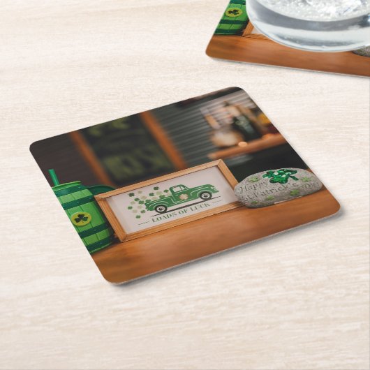 Irish St.Patricks Day Untersetzer (angewinkelt)