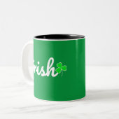 Irish St. Patrick's Day Zweifarbige Tasse (Vorderseite Links)