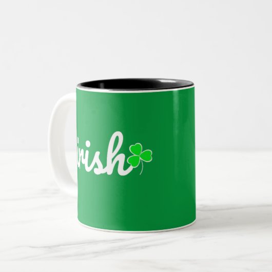 Irish St. Patrick's Day Zweifarbige Tasse (Vorderseite Links)