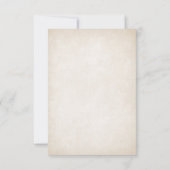 Irish St. Patrick's Wedding RSVP Karte (Rückseite)