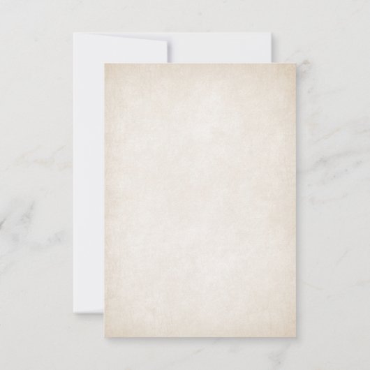 Irish St. Patrick's Wedding RSVP Karte (Rückseite)