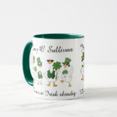 Irish St Patty's Day Custom Funny Mug Tasse (Vorderseite Links)