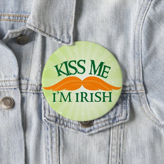 Irish-Stache Button (Beispiel)