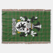 Irish Stapleton Coat of Arms Familienwappen Irland Decke (Vorderseite)