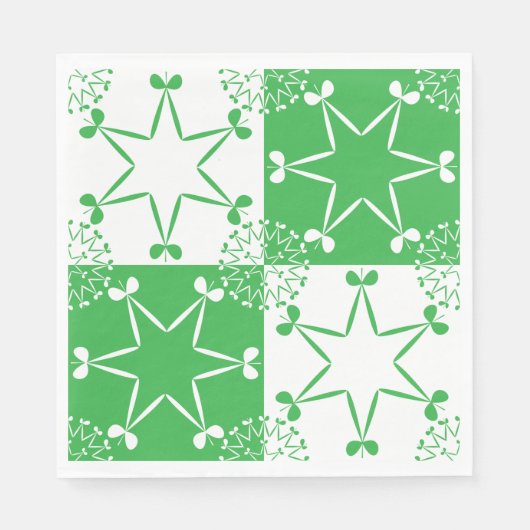 Irish Stars Serviette (Vorderseite)