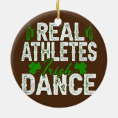 Irish Step Dance Girl Ireland tanzen Irish Dance Keramik Ornament (Hinten)