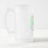 Irish Step Dance Mother - Green Mattglas Bierglas (Links)