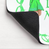 Irish Step Dance Mother - Green Mousepad (Ecke)