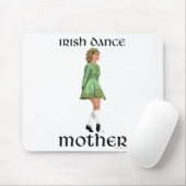 Irish Step Dance Mother - Green Mousepad (Mit Mouse)