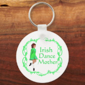 Irish Step Dance Mother - Green Schlüsselanhänger (Vorderseite)
