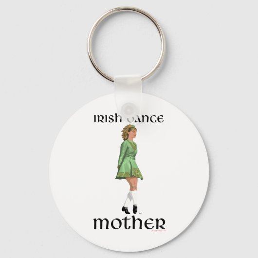 Irish Step Dance Mother - Green Schlüsselanhänger (Vorderseite)