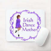 Irish Step Dance Mother - Lila Mousepad (Mit Mouse)
