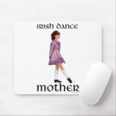Irish Step Dance Mother - Mauve Mousepad (Mit Mouse)