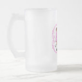 Irish Step Dance Mother - Pink Mattglas Bierglas (Links)
