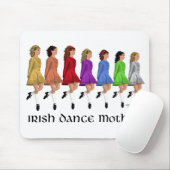 Irish Step Dance Mother - Rainbow Line Mousepad (Mit Mouse)