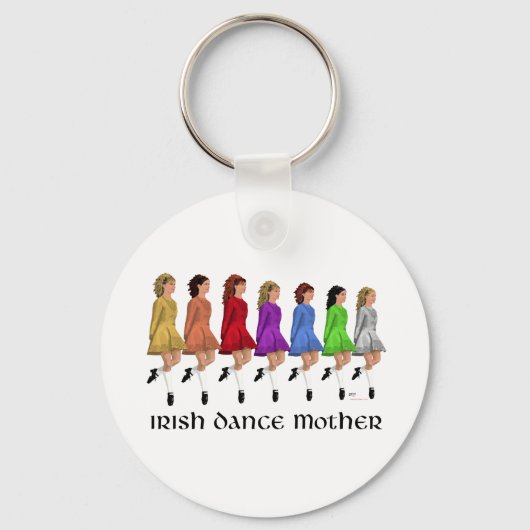 Irish Step Dance Mother - Rainbow Line Schlüsselanhänger (Vorderseite)