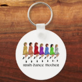 Irish Step Dance Mother - Rainbow Line Schlüsselanhänger (Vorderseite)