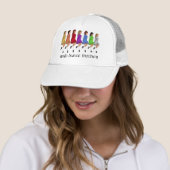 Irish Step Dance Mother - Rainbow Line Truckerkappe (Beispiel)