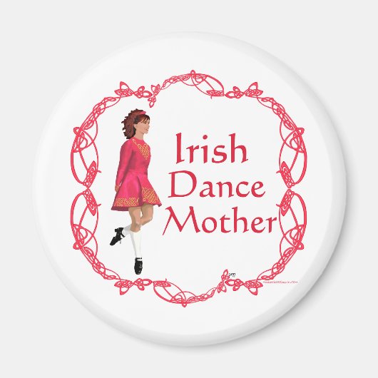 Irish Step Dance Mother - Red Magnet (Vorne)