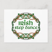 Irish Step Dance Postkarte (Vorderseite)