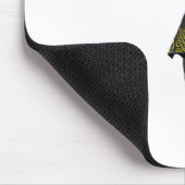 Irish Step Dancer - Black Dress, Blonde Hair Mousepad (Ecke)