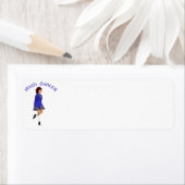 Irish Step Dancer - Blue (Insitu)