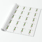 Irish Step Dancer - Green Geschenkpapier (Ungerollt)