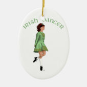 Irish Step Dancer - Green Keramikornament (Vorne)