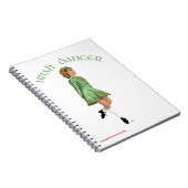 Irish Step Dancer - Green Notizblock (Rechte Seite)