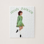 Irish Step Dancer - Green Puzzle (Vertikal)