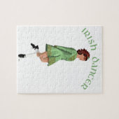 Irish Step Dancer - Green Puzzle (Horizontal)
