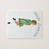 Irish Step Dancer - Green Puzzle (Horizontal)