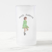 Irish Step Dancer in Green Dress