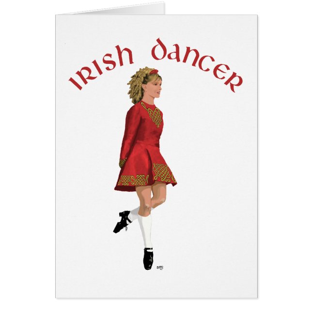 Irish Step Dancer in Red (Vorne)
