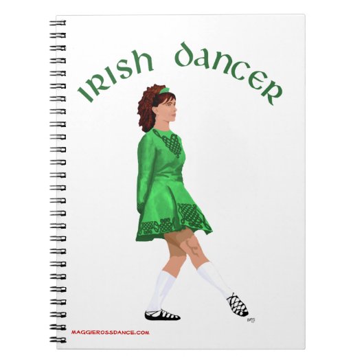 Irish Step Dancer Journal - Soft Shoe Notizblock (Vorderseite)