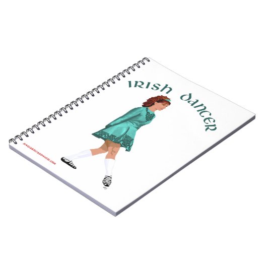 Irish Step Dancer Journal - Soft Shoe Notizblock (Linke Seite)