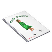 Irish Step Dancer Journal - Soft Shoe Notizblock (Rechte Seite)