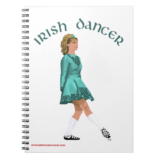 Irish Step Dancer Journal - Soft Shoe Notizblock (Vorderseite)