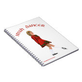Irish Step Dancer Journal - Soft Shoe Notizblock (Rechte Seite)