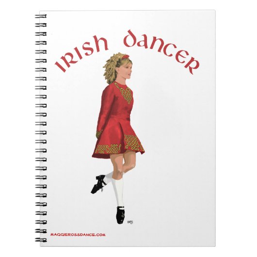 Irish Step Dancer Journal - Soft Shoe Notizblock (Vorderseite)
