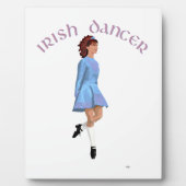 Irish Step Dancer Light Blue Fotoplatte (Vorderseite)