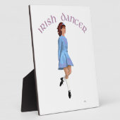 Irish Step Dancer Light Blue Fotoplatte (Seite)