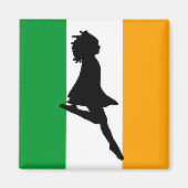 Irish Step Dancer Magnet (Vorne)