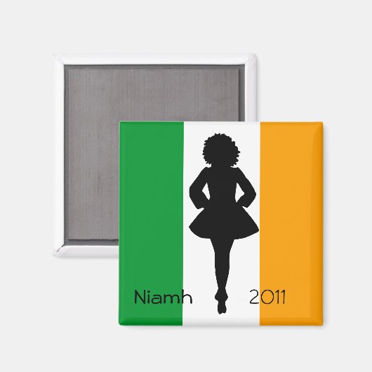 Irish Step Dancer Magnet (Vorderseite/Rückseite)