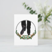 Irish Step Dancer - Male Postkarte (Stehend Vorderseite)