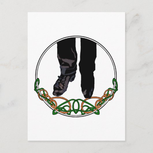 Irish Step Dancer - Male Postkarte (Vorderseite)