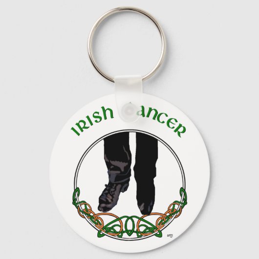 Irish Step Dancer - Male Schlüsselanhänger (Vorderseite)