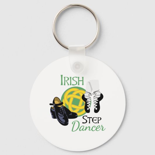 Irish Step Dancer Schlüsselanhänger (Vorderseite)