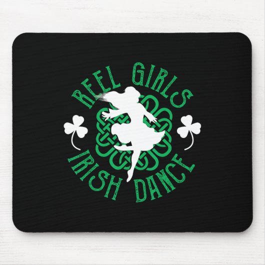 Irish Step Dancer Step Dancing Reel Girls II Mousepad (Vorne)